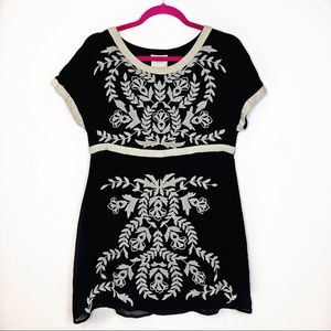 Anthropologie Maeve Black Silk Tunic 🖤